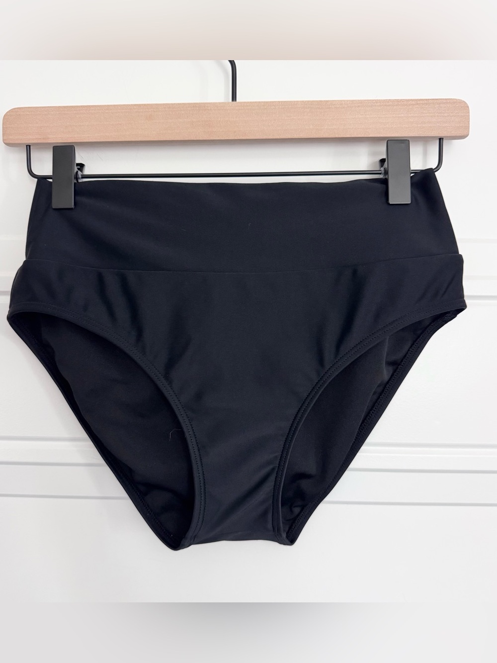 Hapari Tummy Tuk Control Black Swim Bottoms, S